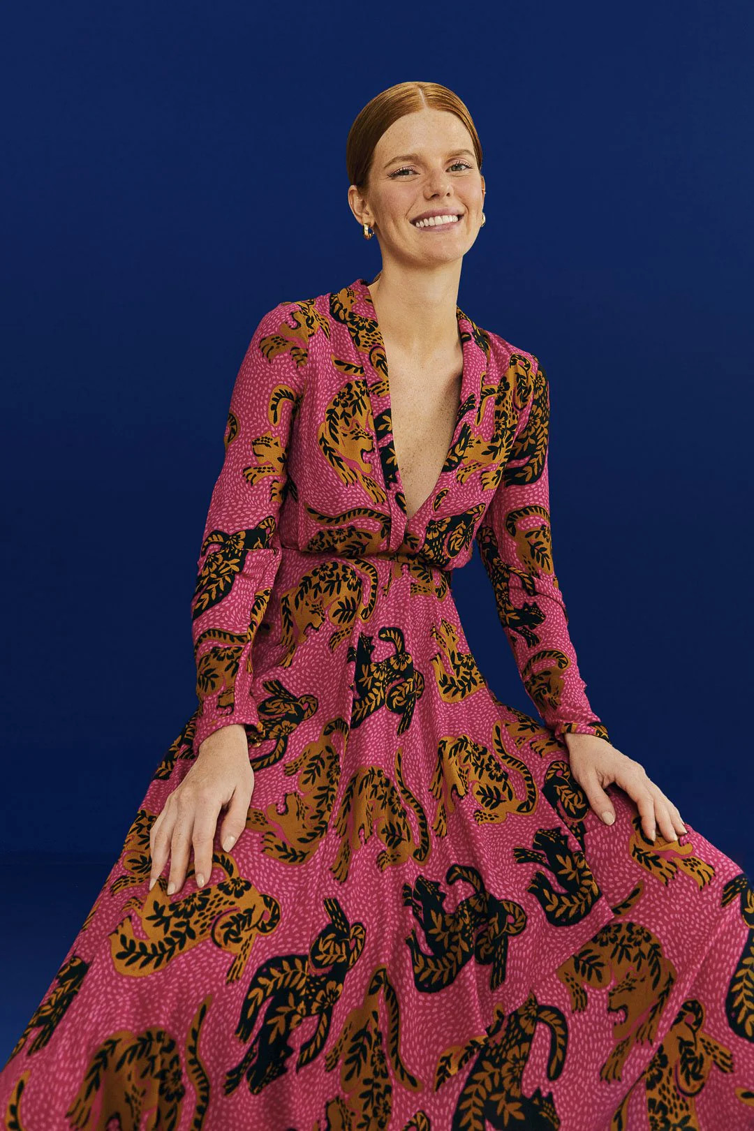 Pink Wild Leopards Maxi Dress | FarmRio (US)