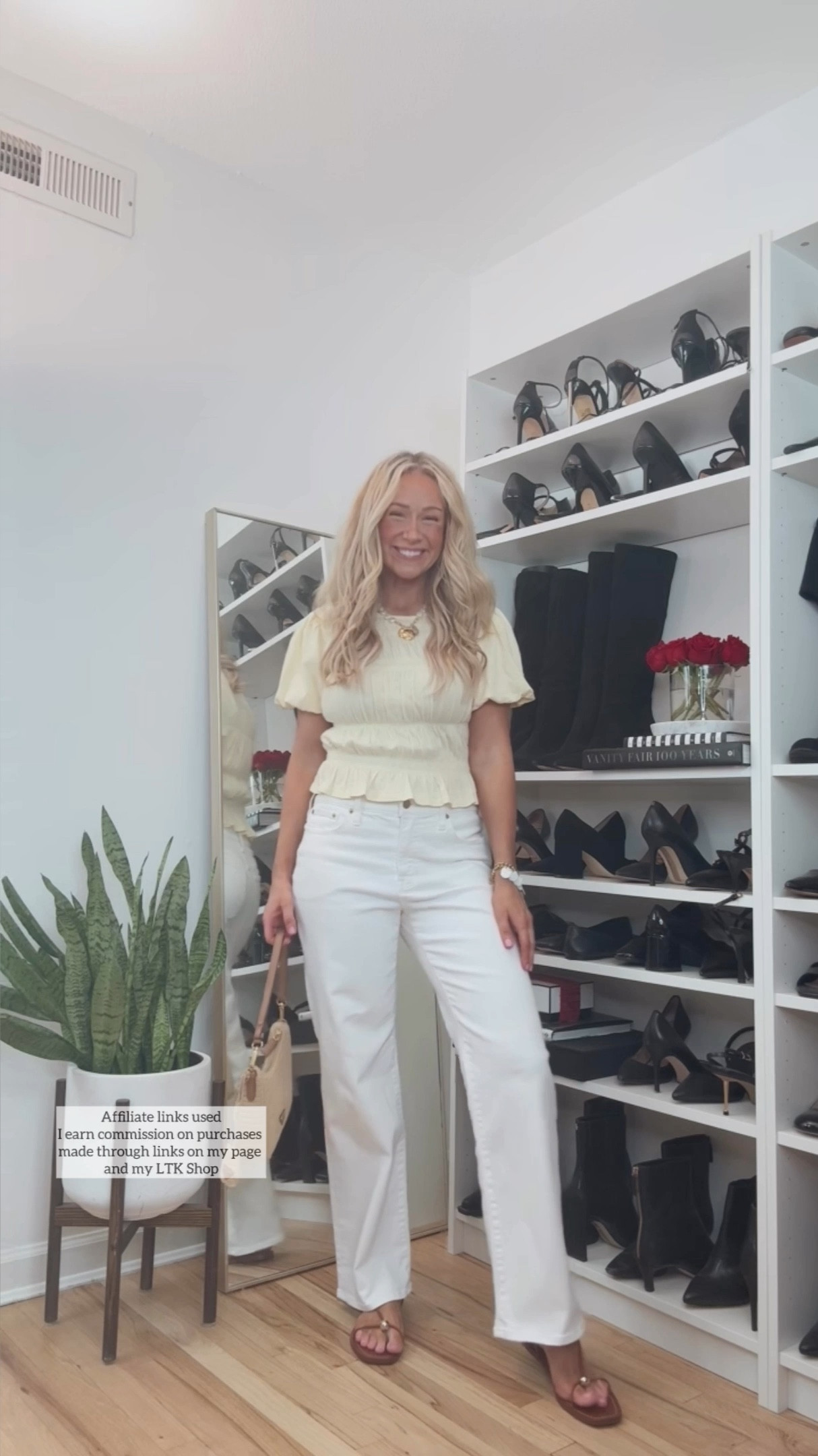 Everyday outfit
Butter yellow top
Summer top
White jeans 