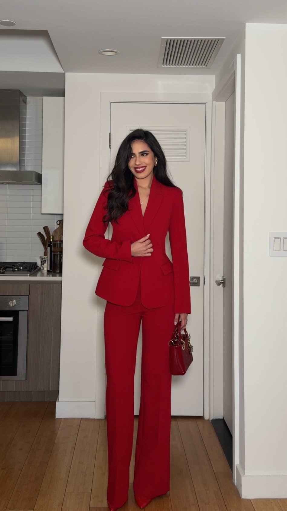 Borrowed the bag, built the outfit around it ❤️
Styling the Mini Lady Dior in red patent from @Vivrelle  with a full red suit! 

You can borrow it too! Use my code CHRYSSAHANDIS for 1 month free!♥️  #LTKluxe

#LTKootd #LTKSpringSale