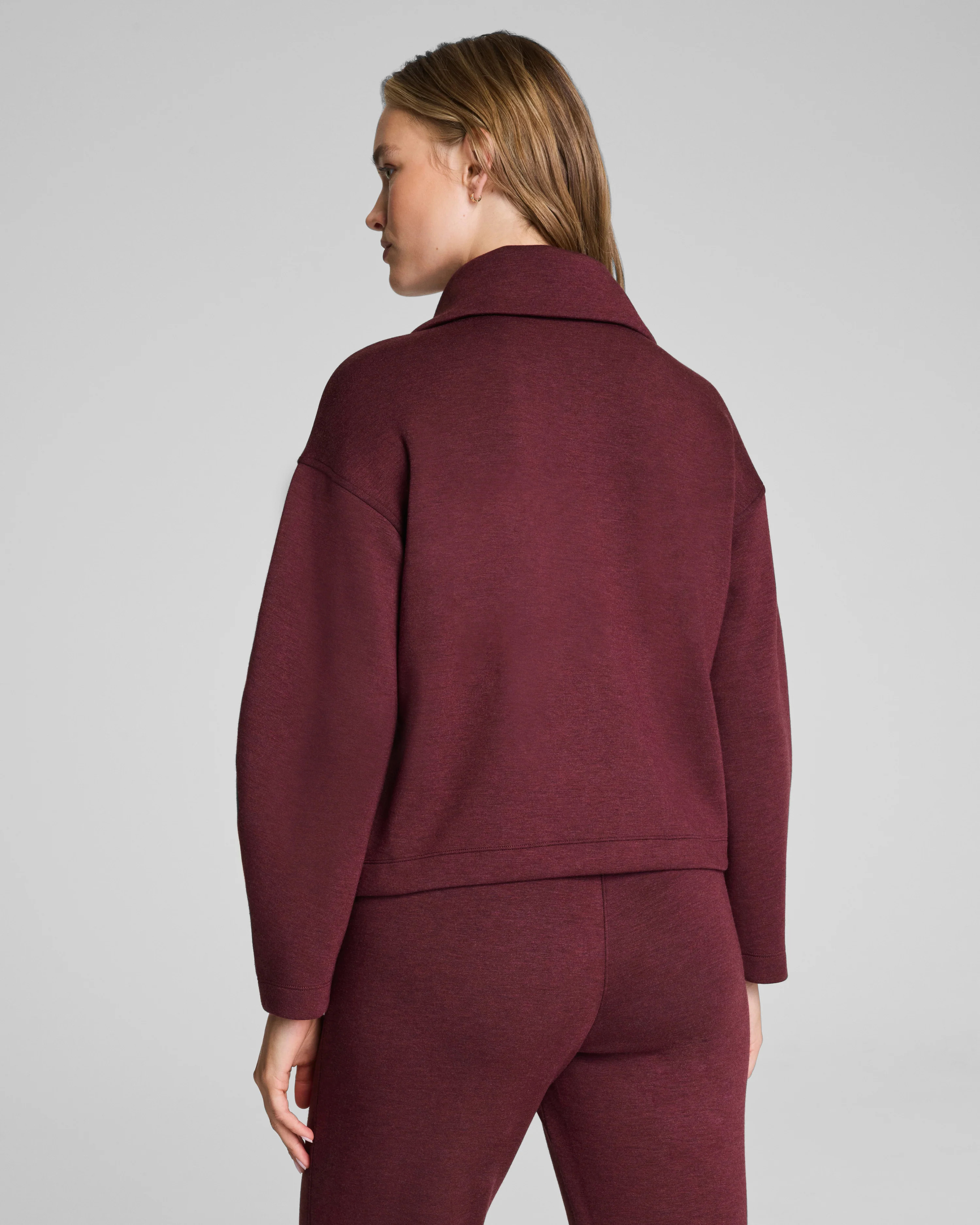 AirEssentials Collared Shirt | Brushed Long Sleeve Top | SPANX | Spanx