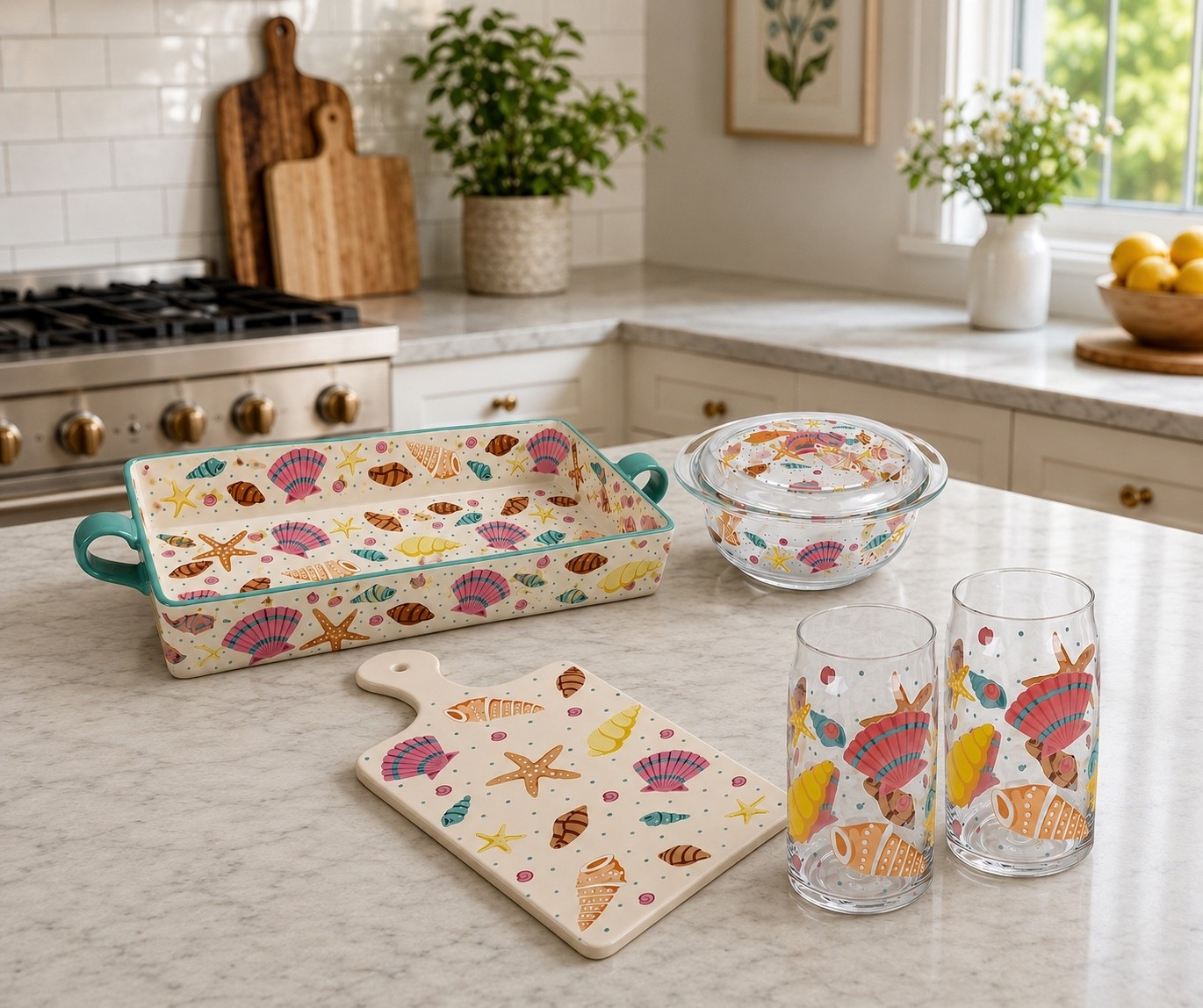 My Summer Shells collection is perfect for summertime and outdoor entertaining season! With so many great pieces from glasses and serving boards to bakers, bowls, and everything in between, this collection is ideal for outdoor gatherings and finding your own beach this summer. Shop this collection!

#LTKSeasonal #LTKfoodie
