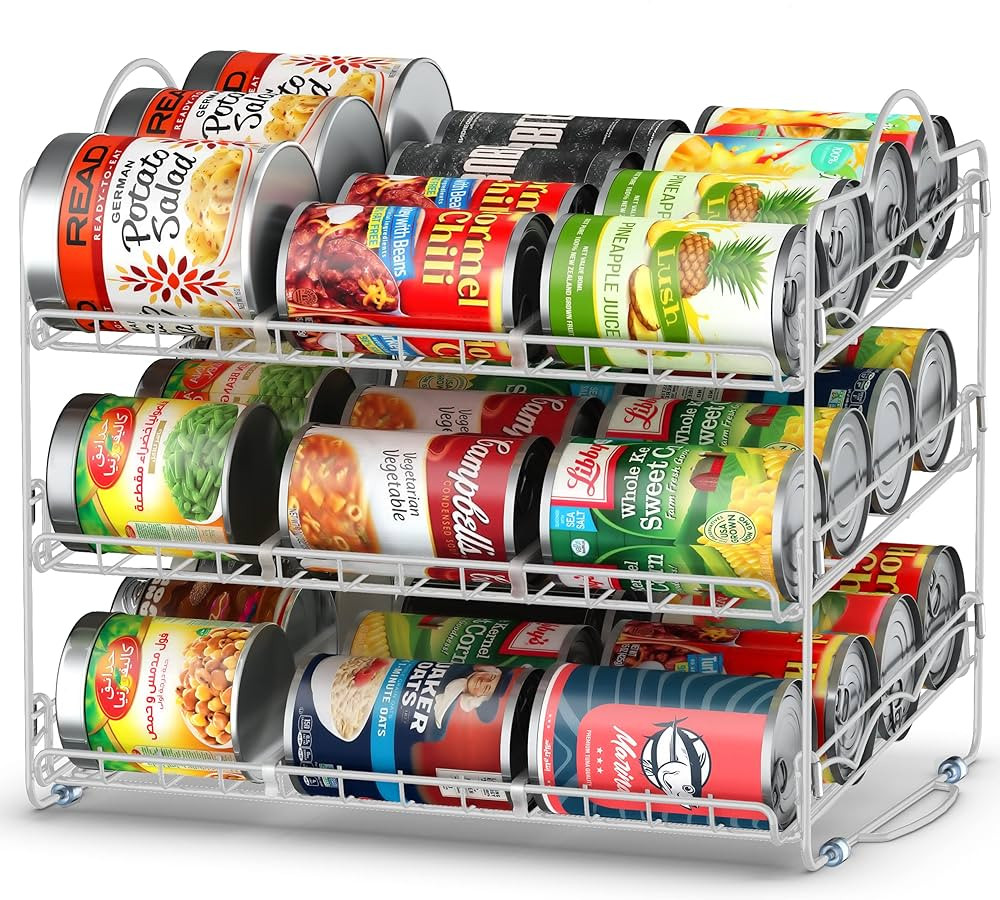 Utopia Kitchen Storage Can Rack Organizer, Stackable Can Organizer Holds Upto 36 Cans for Kitchen... | Amazon (US)