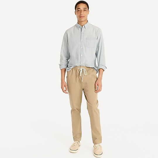 Slim dock pant in stretch cotton-Cordura® nylon | J. Crew US