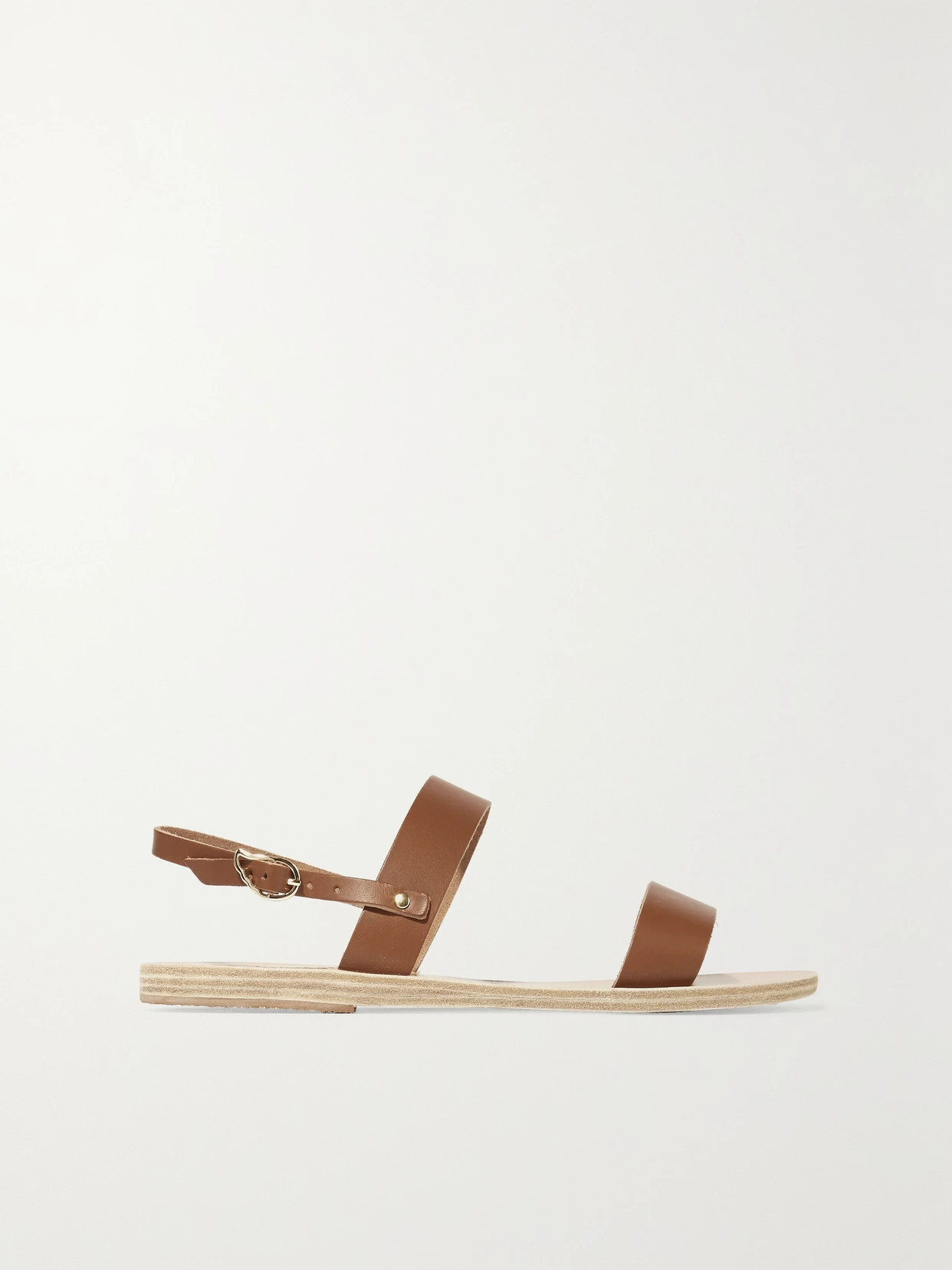 Ancient Greek Sandals - Clio Leather Sandals - Brown | NET-A-PORTER (US)