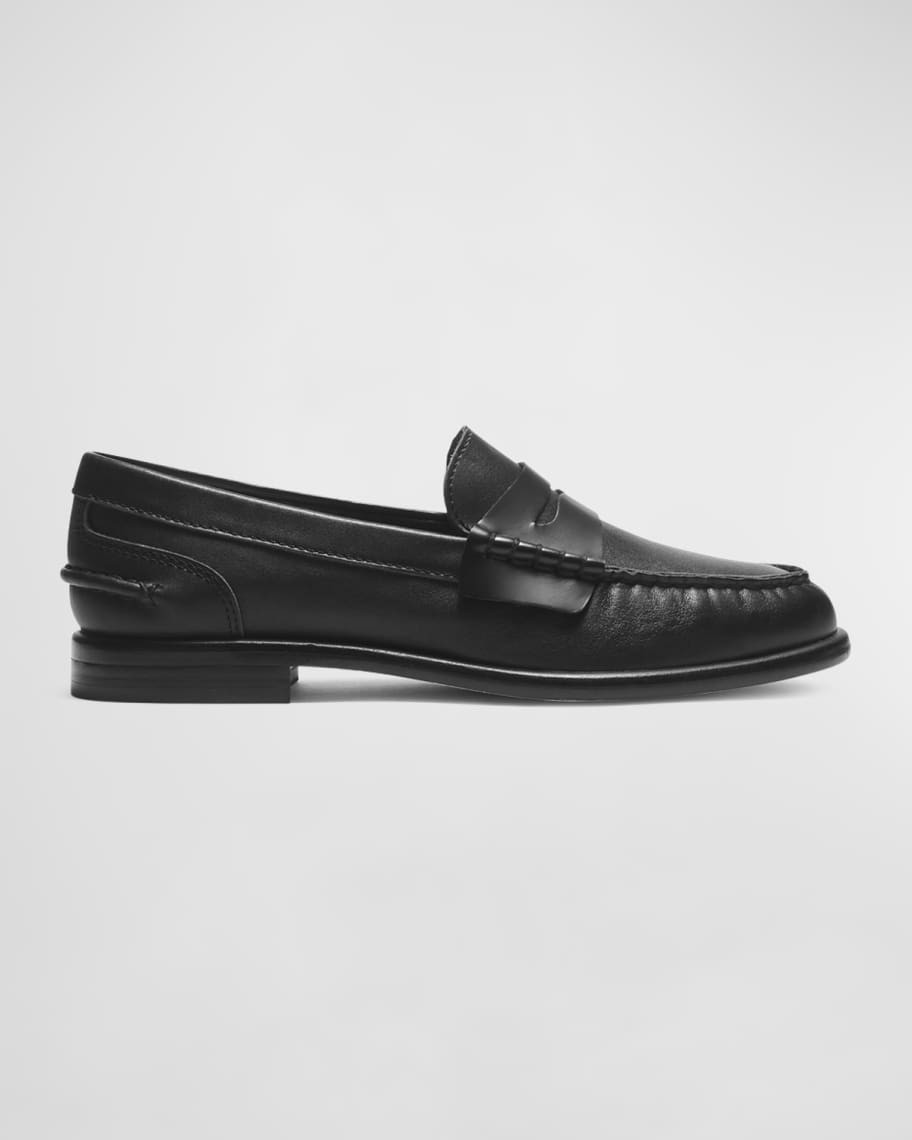 Rag & Bone Carter Calfskin Penny Loafers | Neiman Marcus