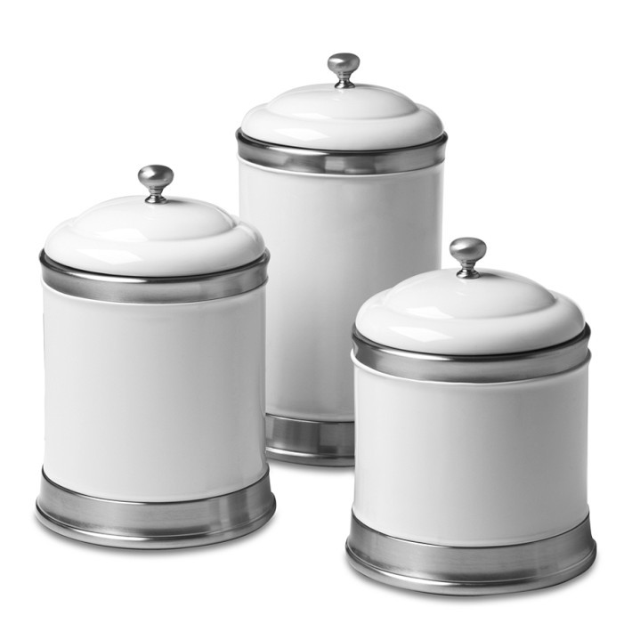 Williams Ceramic Canisters, Set of 3 | Williams-Sonoma