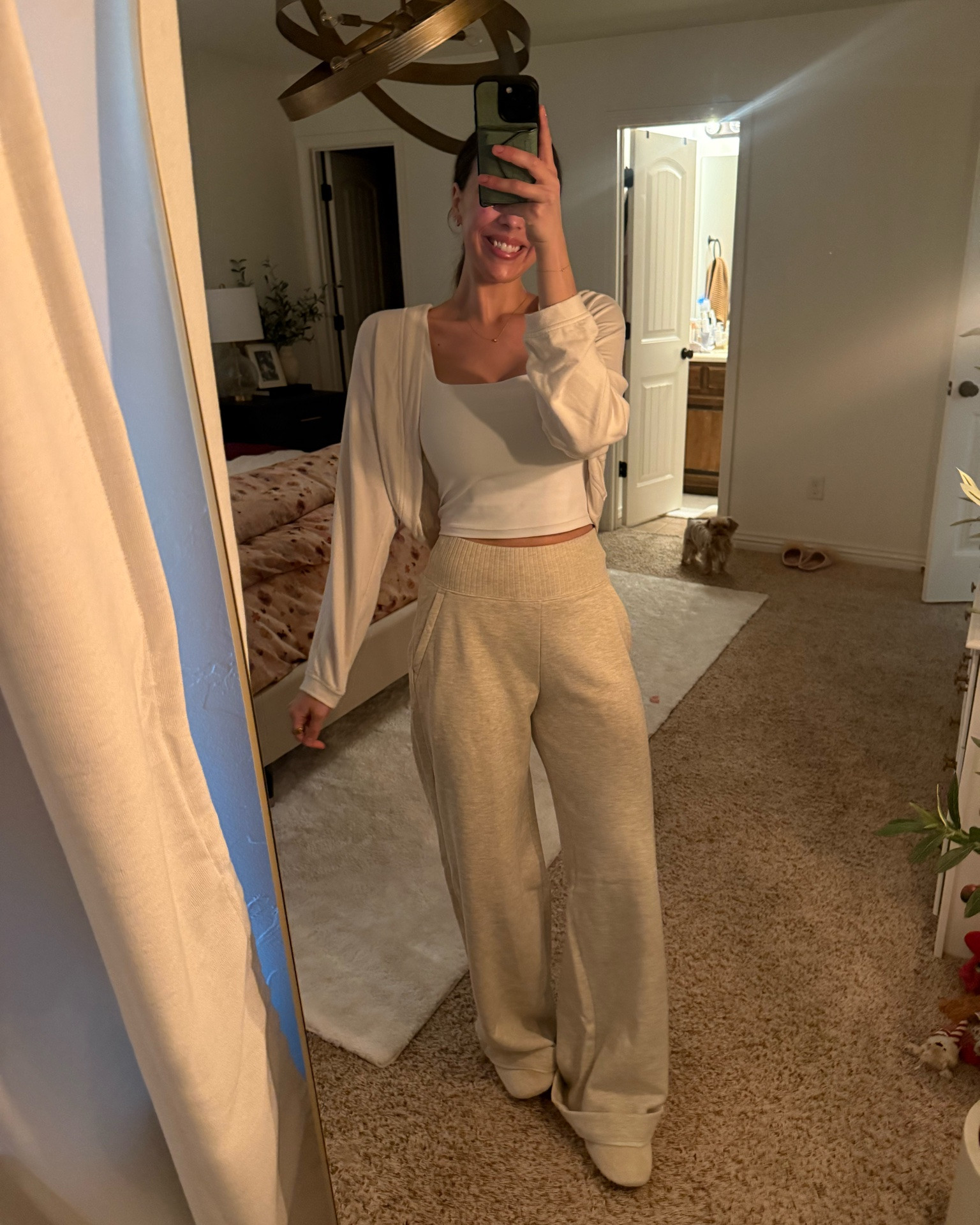 Any time Alo has a sale I buy these pants. Size small. 

Tank: medium

#LTKootd
