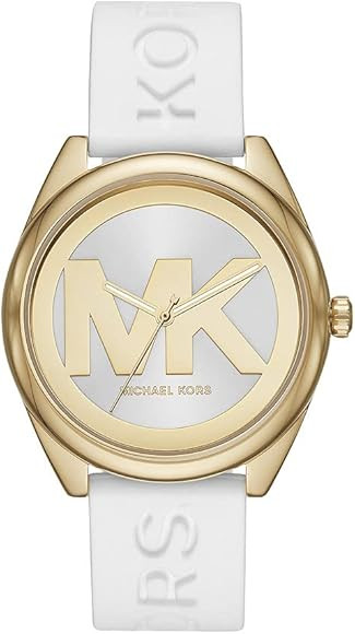 Michael Kors Reloj para mujer Janelle, movimiento de tres manecillas, caja dorada de acero inoxid... | Amazon (ES)