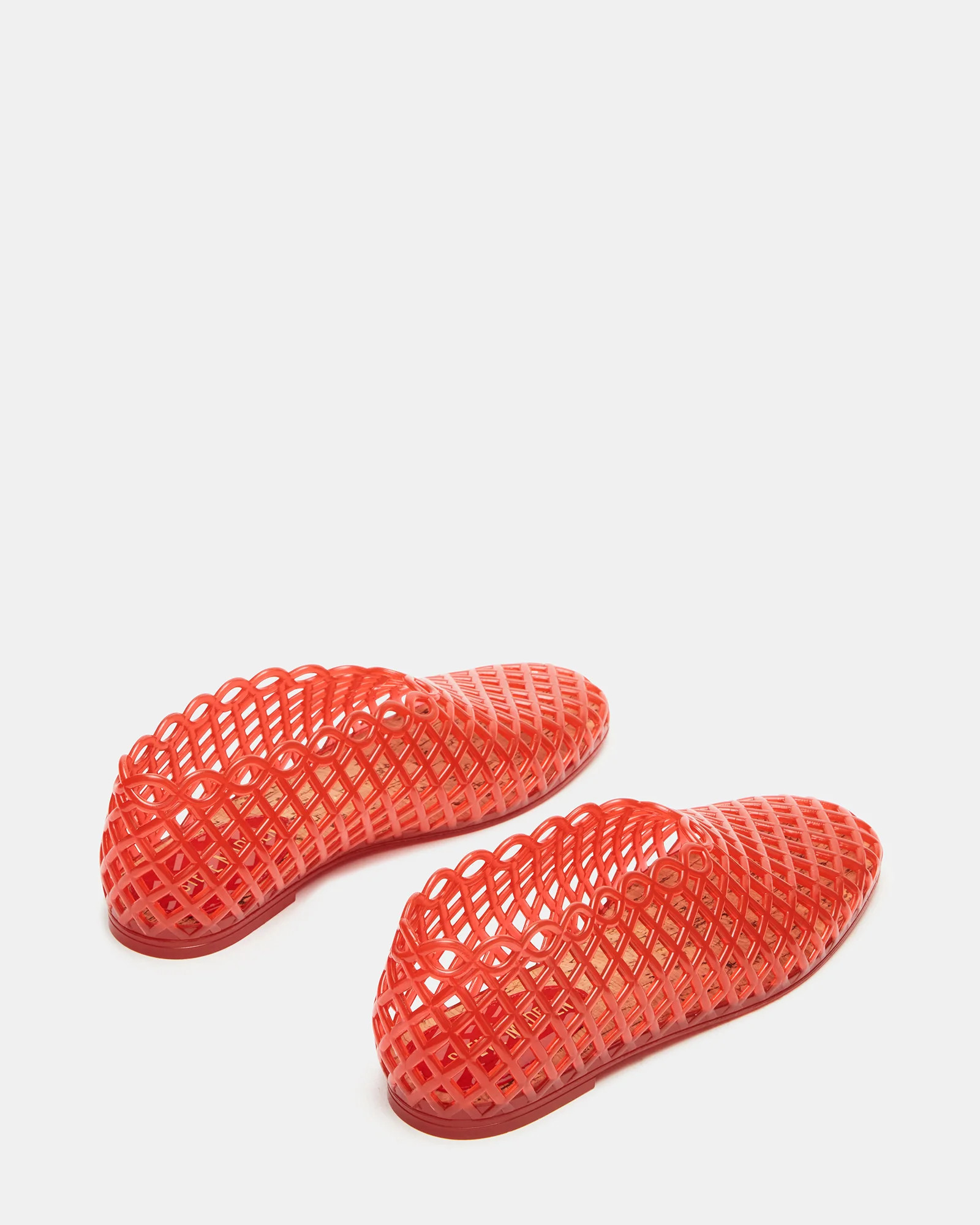 GROVE Red Square-Toe Jelly Women's Flat | Steve Madden (US)