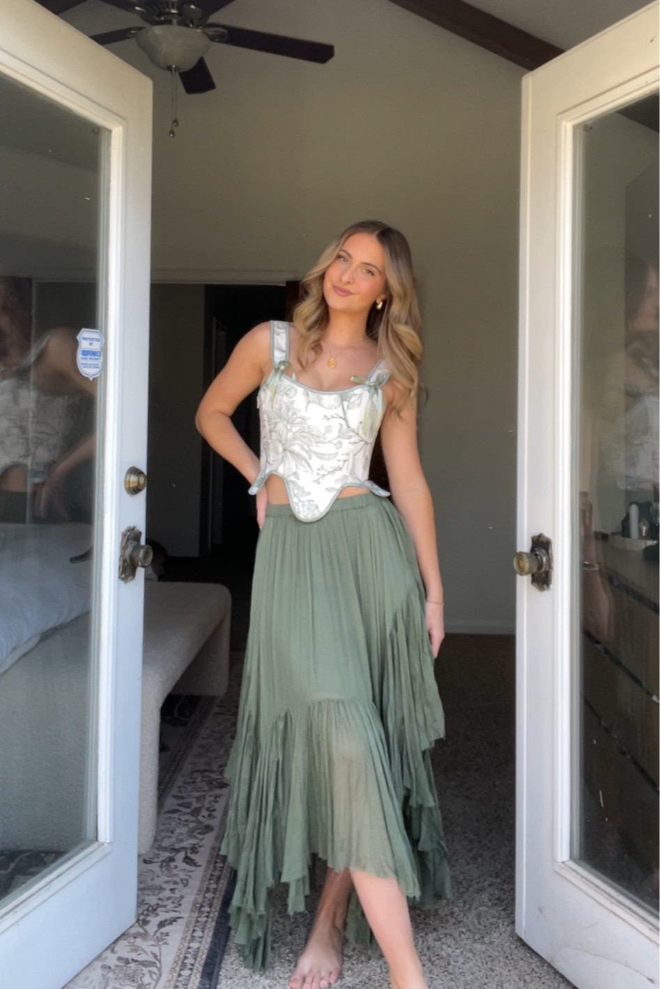 Spring corset top outfit inspo. Free people maxi skirt

#LTKSeasonal #LTKSpringSale