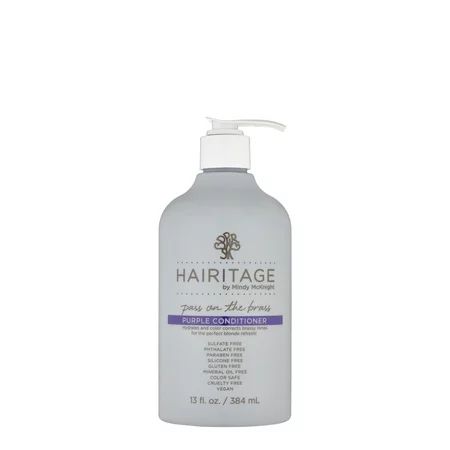 Hairitage Pass on the Brass Purple Conditioner with Jojoba Oil for Blonde Hair Color Treated & Grey  | Walmart (US)