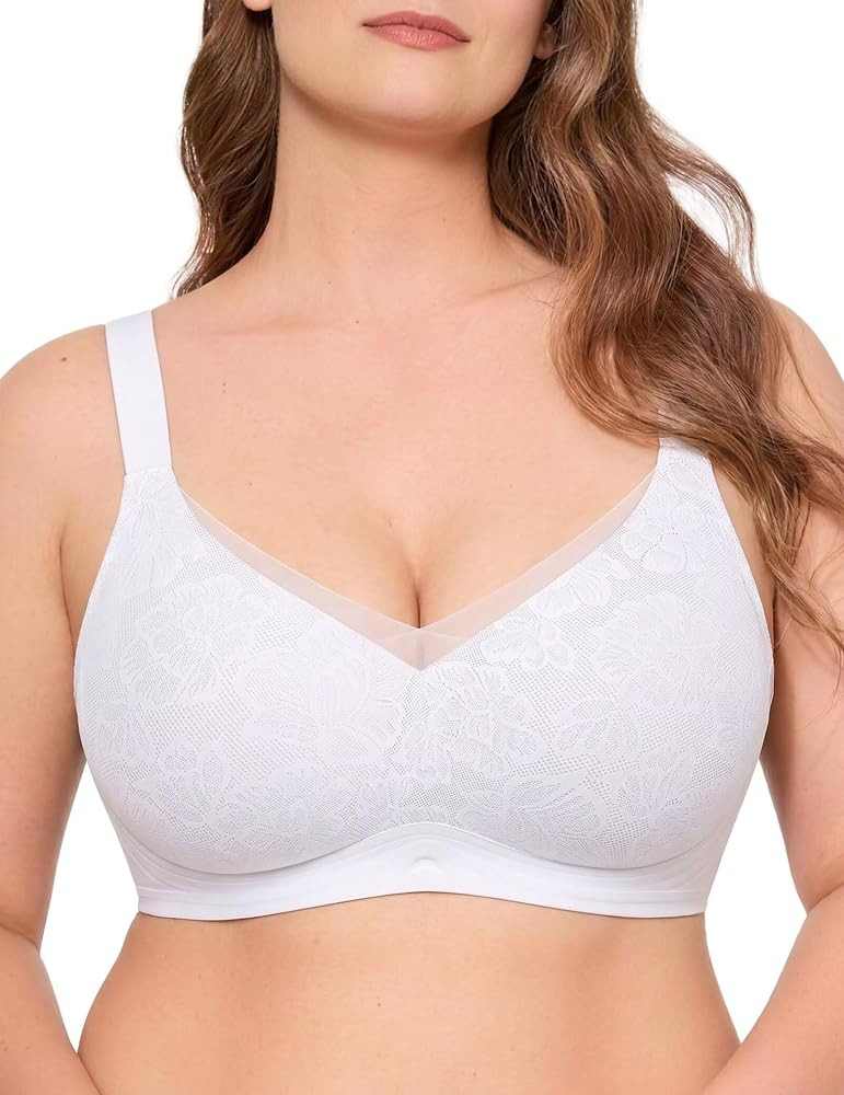 Vertvie Wireless Jelly Bra Seamless Supportive Crossover | Amazon (US)