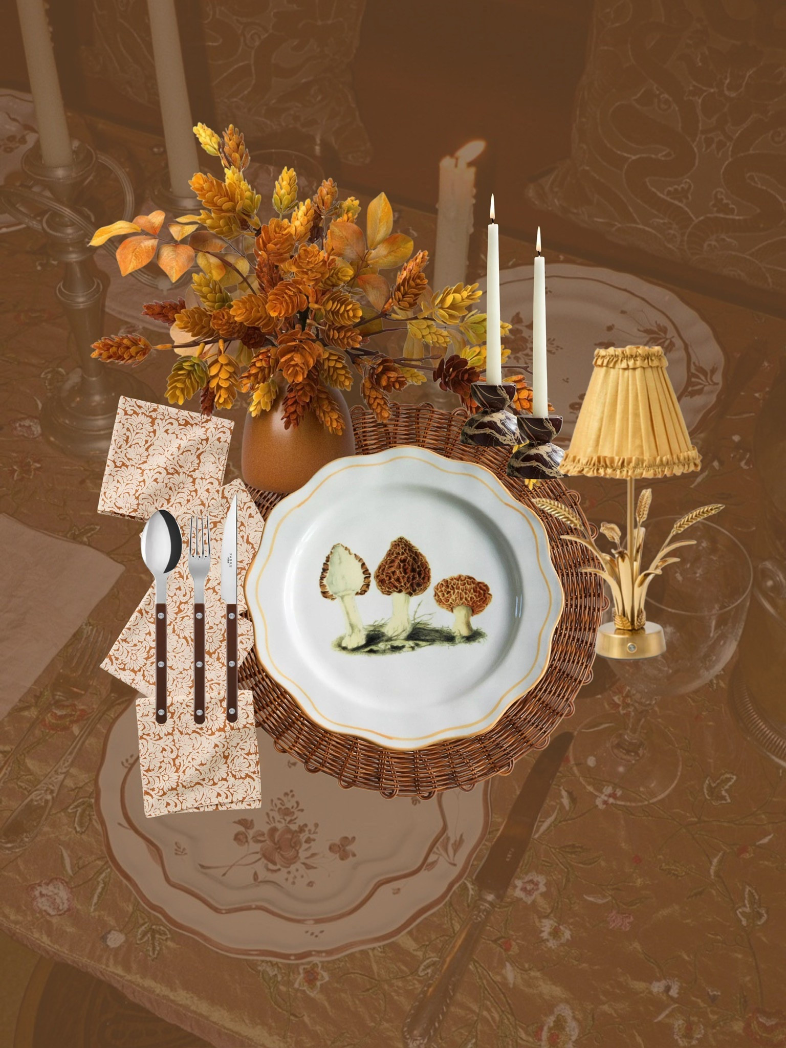 Set your Thanksgiving table with these chic finds! #thanksgiving #holidaydecor #tablescape