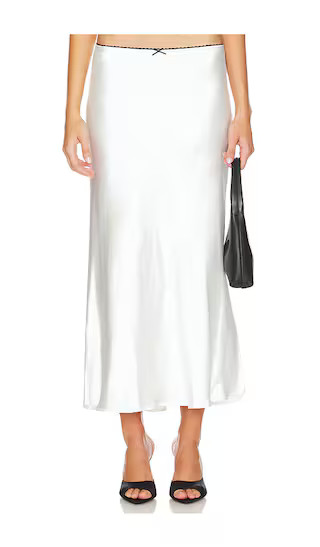 Enigmatic Maxi Skirt in Porcelain | Revolve Clothing (Global)