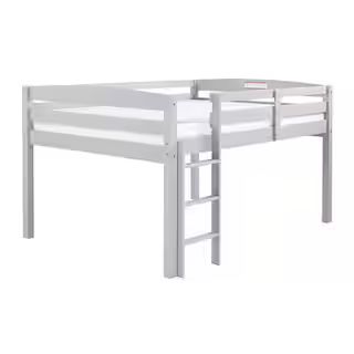 Camaflexi Tribeca Grey Twin Size Junior Loft Bed T1304 - The Home Depot | The Home Depot