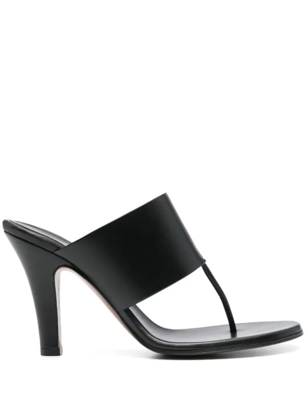 The Row 90mm Signum Sandals | Black | FARFETCH CA | Farfetch Global