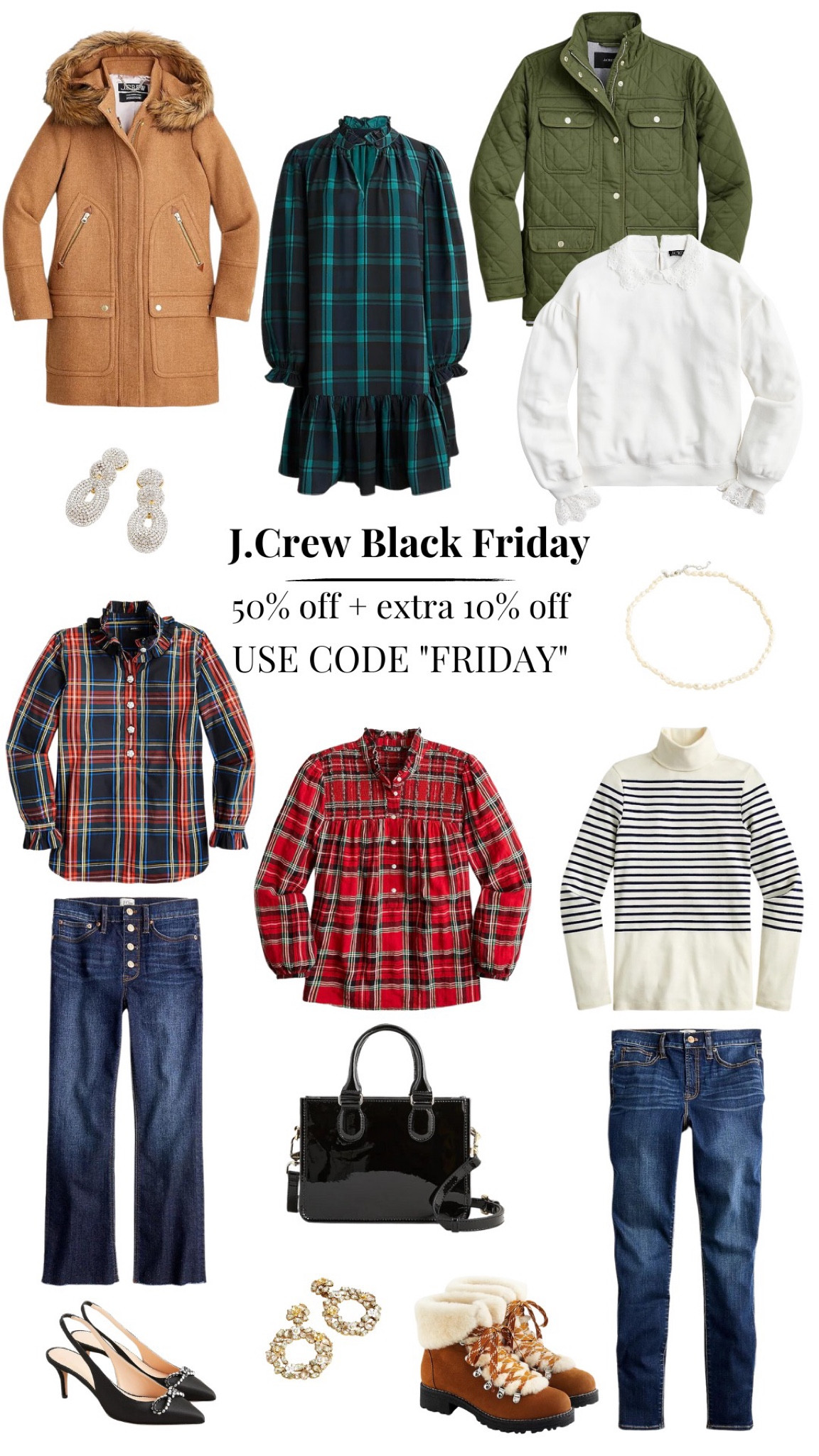 Use code “FRIDAY” to take 50% off and then an extra 10% off! 

#LTKCyberweek #LTKHoliday #LTKsalealert