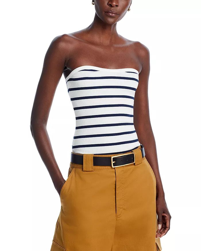 Striped Strapless Top | Bloomingdale's (US)