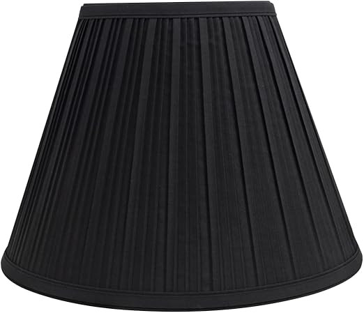 Aspen Creative 59102A Transitional Pleated Empire Shape UNO Construction Lamp Shade in Black, 10"... | Amazon (CA)
