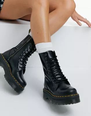 Dr Martens Jadon Hi boots in black | ASOS (Global)