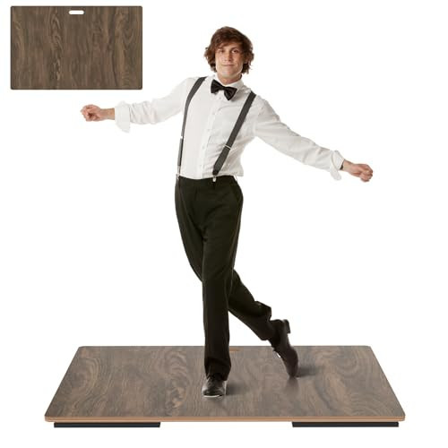 LEARNIBEE Tap Dance Floor,Tap Board for Tap Dancing,Portable Dance Floor,Cushioned Tap Board,46.4 * 29.5inch Large Size | Amazon (US)