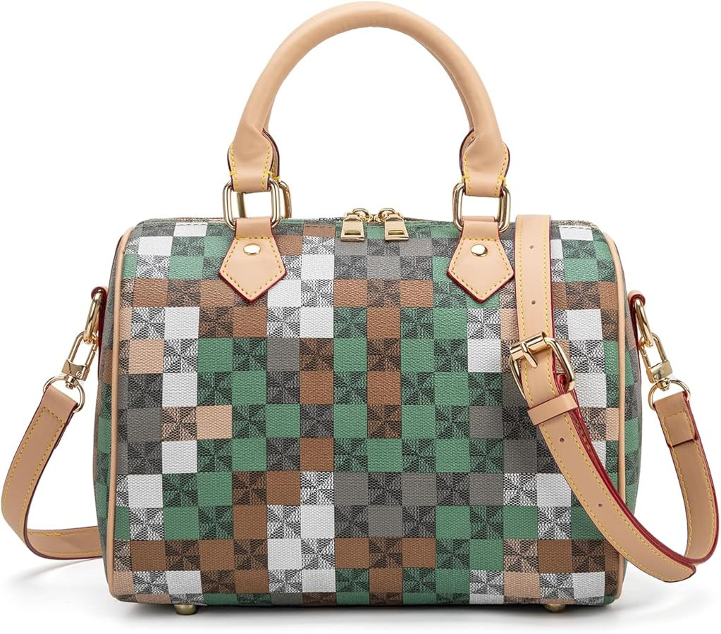 Top Handle Bags for Women Fahsionable Designer Crossbody Purse Large Cute Satchel Handbag | Amazon (US)