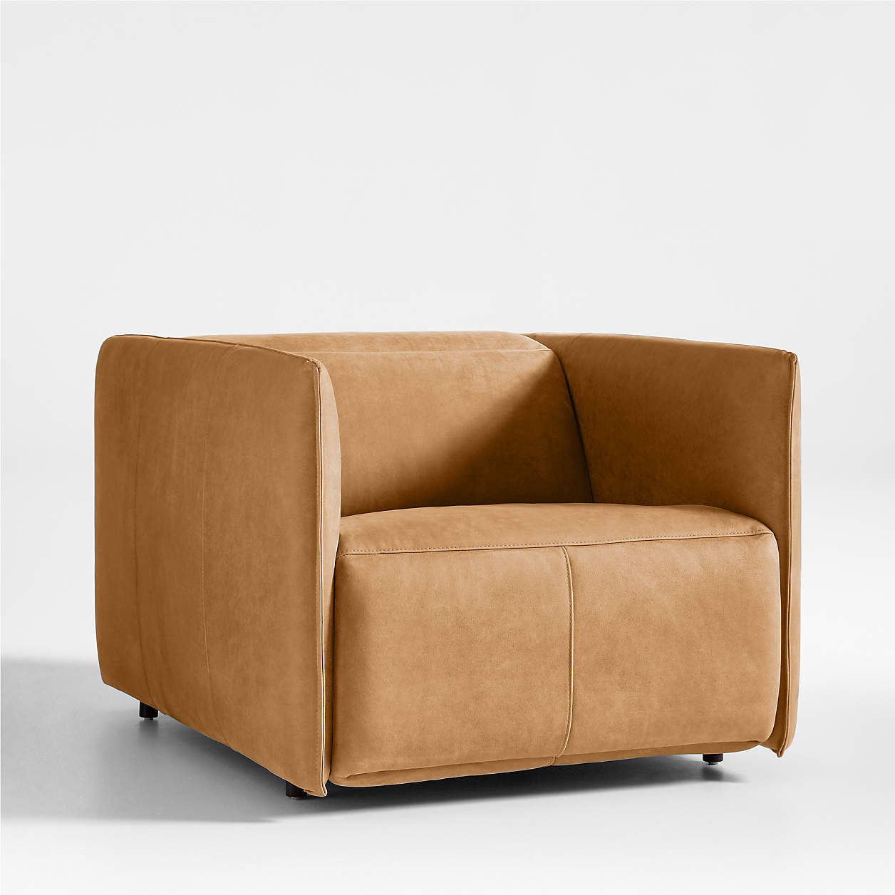 Leisure Power Recliner Leather Chair + Reviews | Crate & Barrel | Crate & Barrel