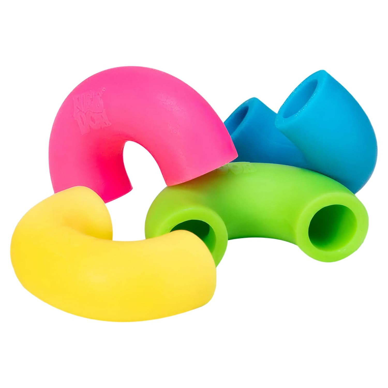 Schylling NeeDoh Mac 'N' Squeeze - Sensory Squeeze Toy - Contains 4 Squishy Noodles - 3" Wide - C... | Amazon (US)