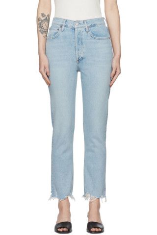 Blue Riley Jeans | SSENSE