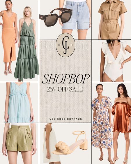 Shopbop is offering 25% off all sale items with the code EXTRA25! Check out my picks. #shopbop #sale #summersale

#LTKSummerSales #LTKSeasonal