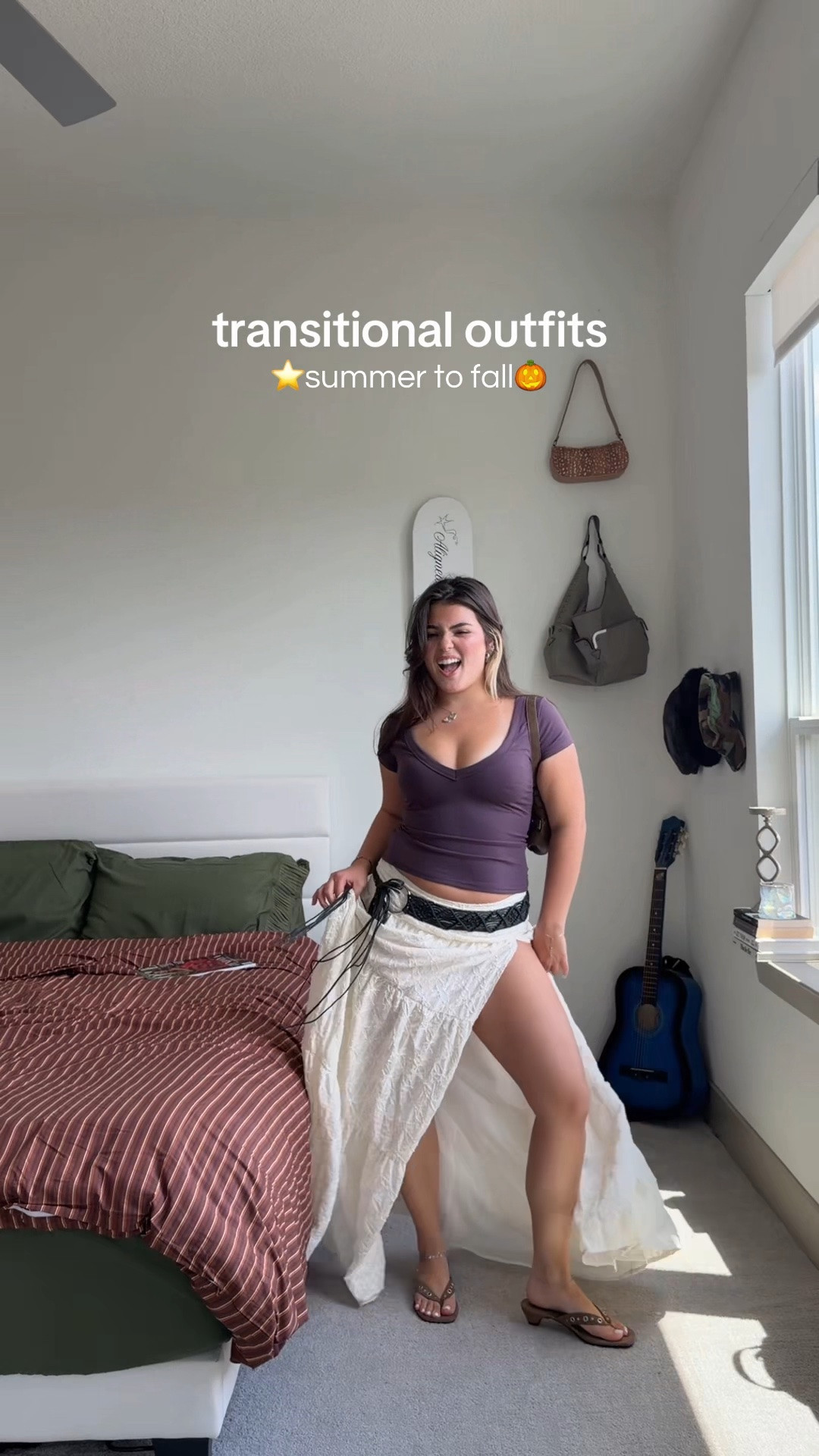 transitional outfits from summer to fall!🐈‍⬛🎃🍂🪵

#LTKdayinmylife #LTKPetite #LTKselfcare