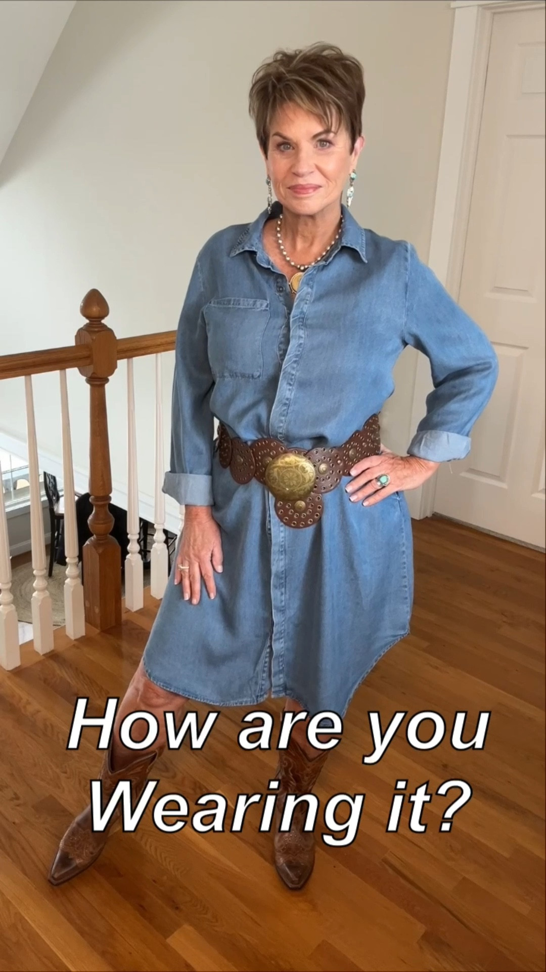 This denim dress is such a good one 🤍
Soft, flowy, and not stiff at all — plus it has pockets 🙌(I’m wearing the light blue in large )

I love that you can wear it loose for an easy everyday look or add a belt to change it up. Styled here with sandals and western boots to show how versatile it is.

True throw-on-and-go comfort while still looking pulled together.

👉 All details linked here.


#LTKMidsize #LTKOver40 #LTKootd