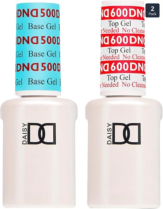 DND Base Gel and Top Gel Polish Set, UV/LED GelBase Polish and No Cleanse Top Coat, Professional ... | Amazon (US)