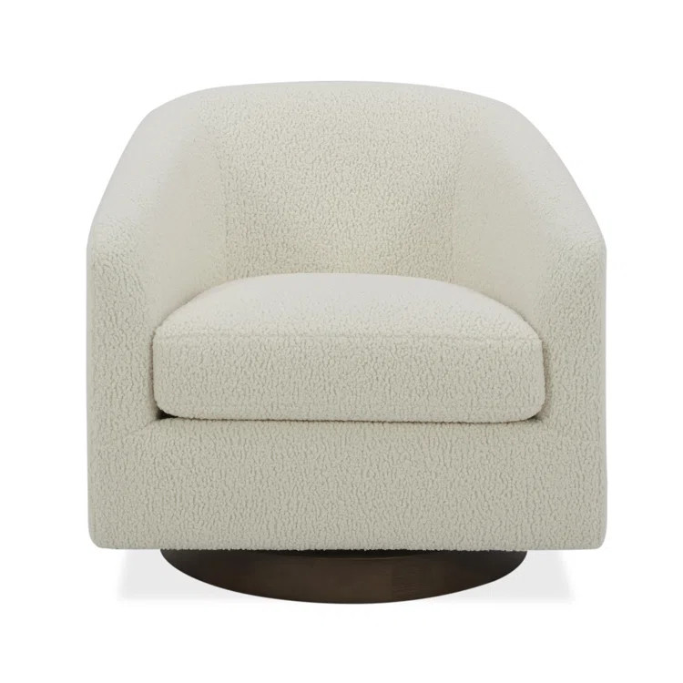 Bennett Upholstered Swivel Barrel Chair | Wayfair North America