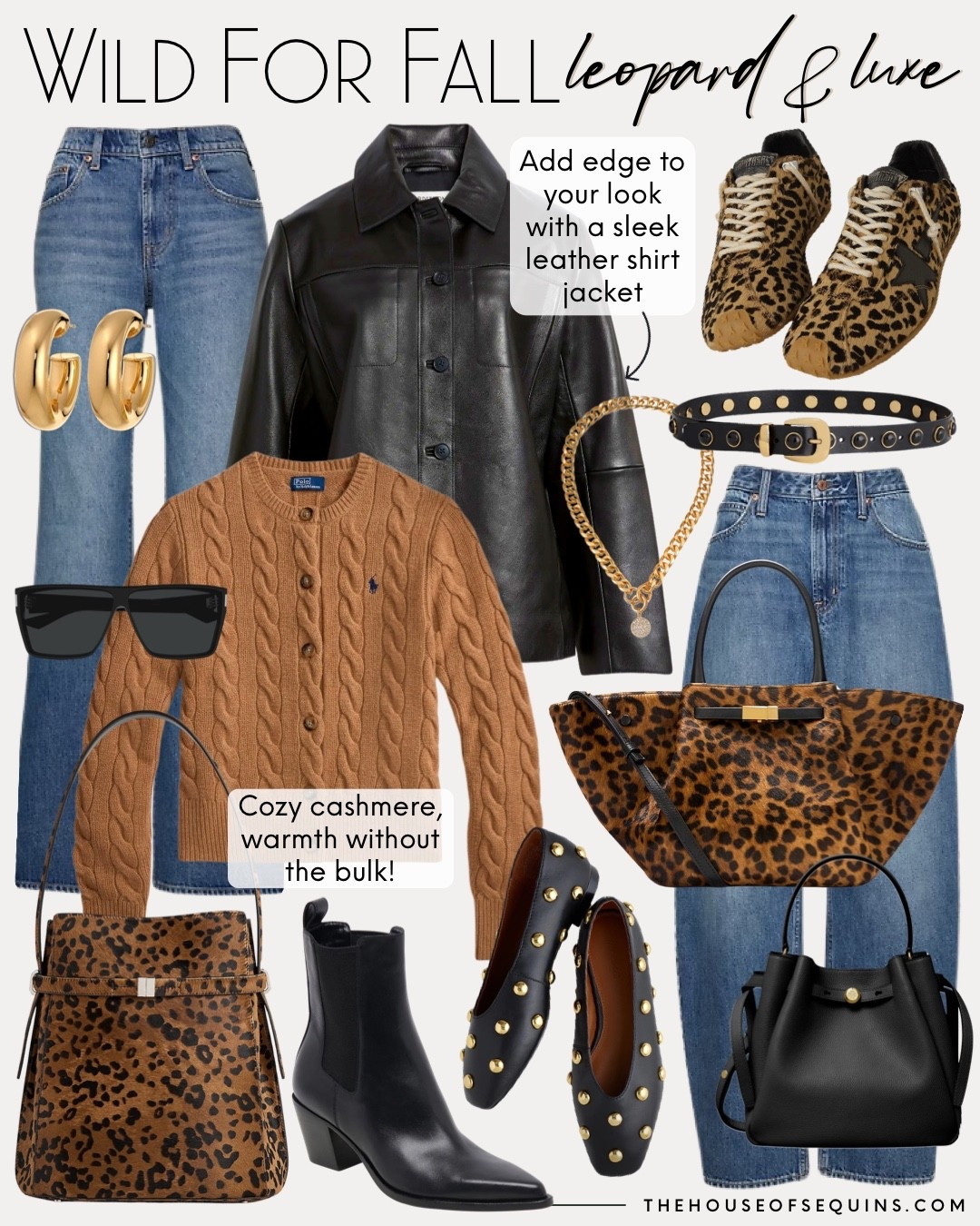 Shop fall outfits and new arrivals! Designer bag Toteme belted bucket bag, Toteme leopard bag, Demellier midi New York Calf Hair Tote, studded belt, Madewell studded flats, Golden Goose leopard sneakers, Gap barrel jeans, flats jeans, western boots, faux suede boots, leopard boots, camel cardigan, polo Ralph Lauren cableknit cardigan, gold hoop earrings, Tory Burch bucket bag, Saint Laurent sunglasses, leopard corduroy jeans, leather shirt jacket and more! 

#LTKSaleAlert #LTKShoeCrush #LTKItBag