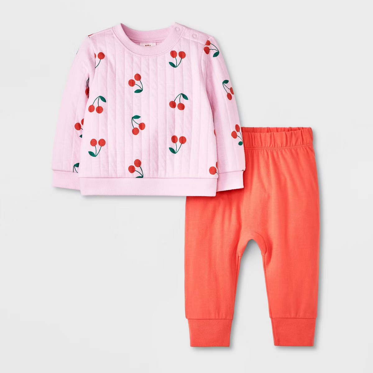 Baby Girls' Quilted Top & Bottom Set - Cat & Jack™ | Target
