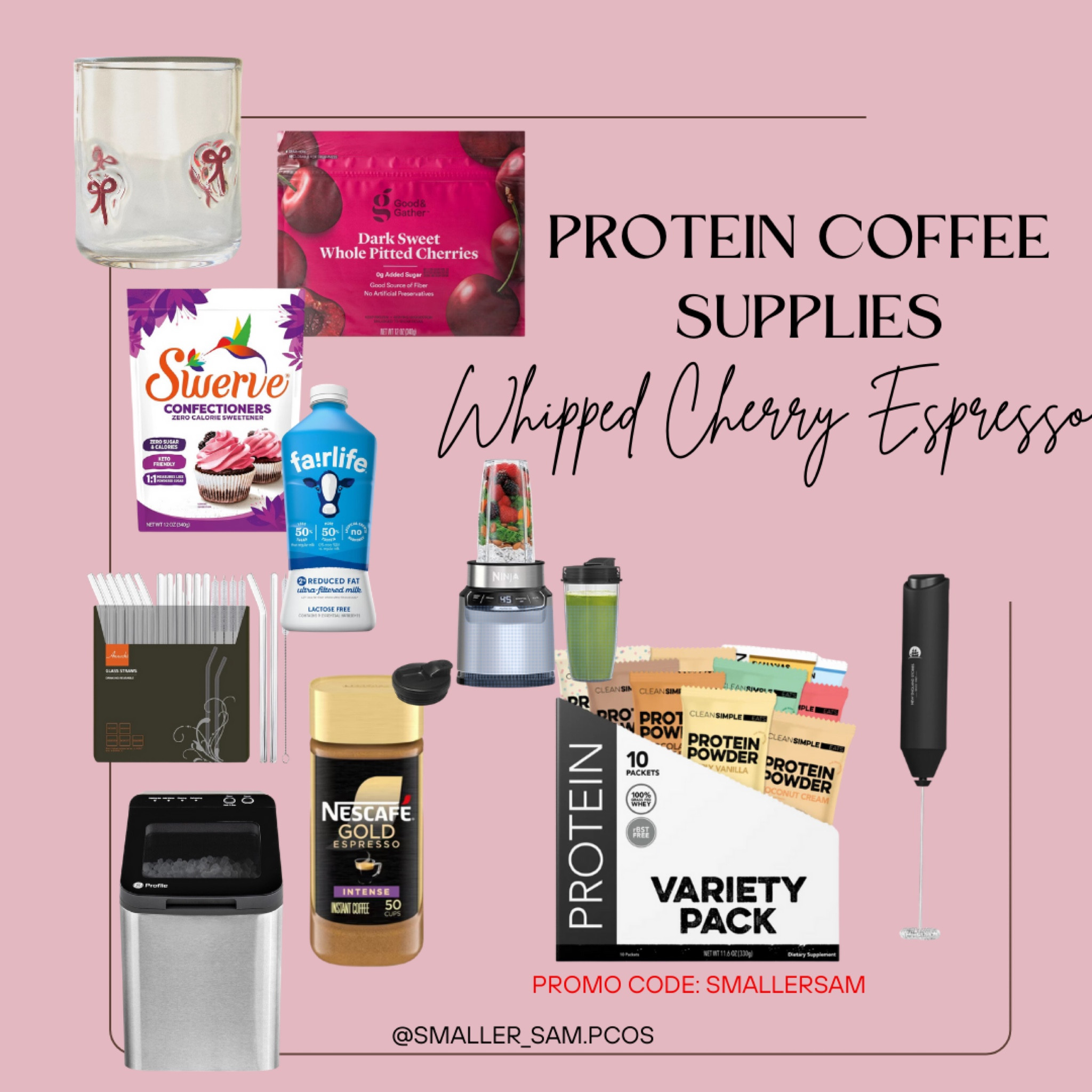 
☕️💪 Morning boost, but make it protein-packed! This easy protein coffee recipe is my go-to for energy and gains in a cup.✨ #ProteinCoffee #MorningFuel #LTKRecipe

CleanSimpleEats.com
Promo code: SMALLERSAM