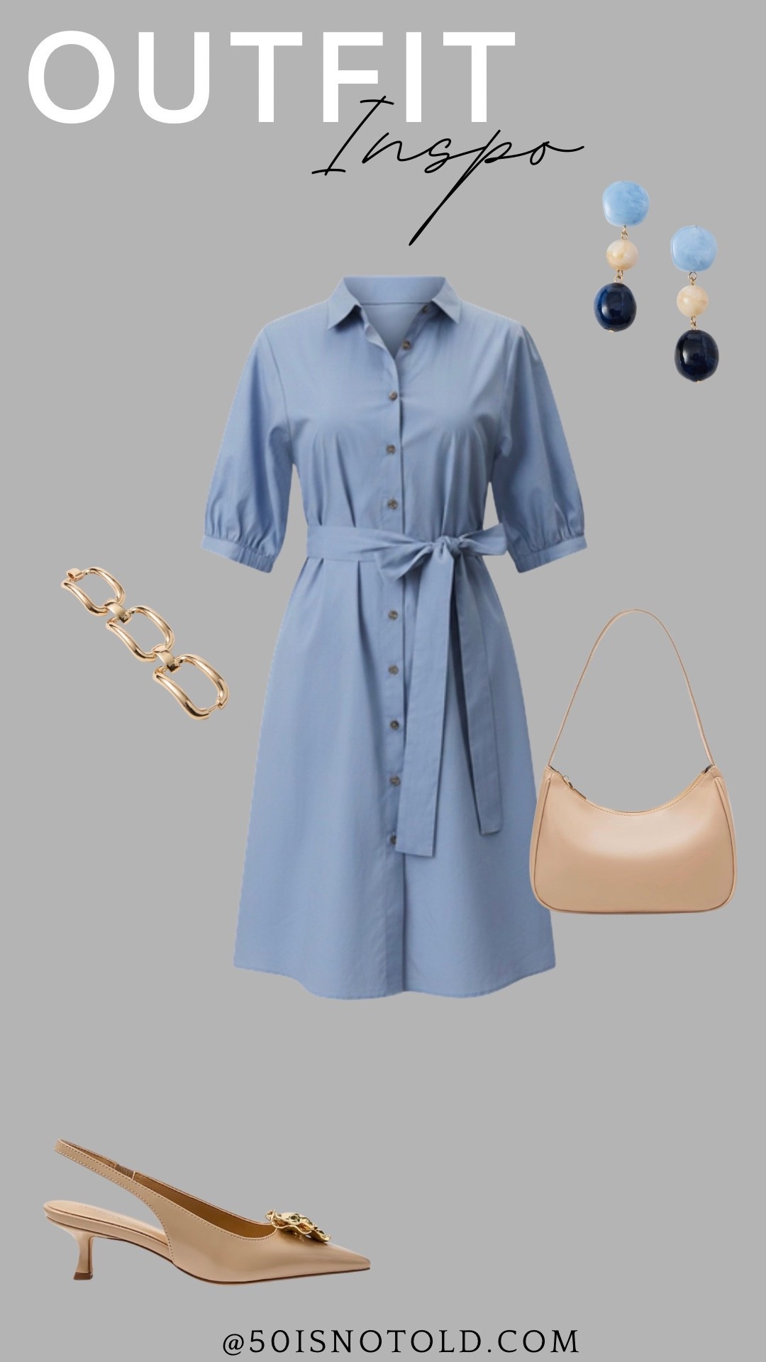 Outfit inspo for women | Church dress | office outfit | women’s heels | Summer fashion | shirtdress

#LTKWorkwear #LTKOver40 #LTKootd