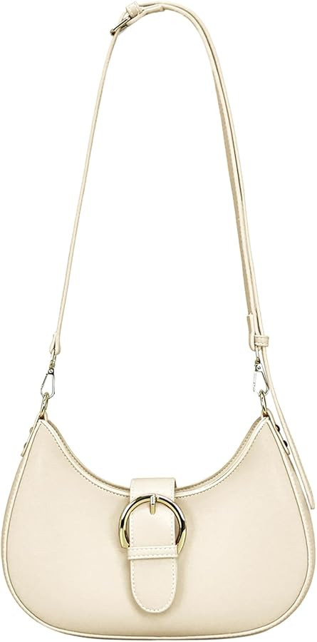 Luna Crossbody Bag for Women Small Crescent Shoulder Purse with Adjustable Strap Cute Mini Handba... | Amazon (US)