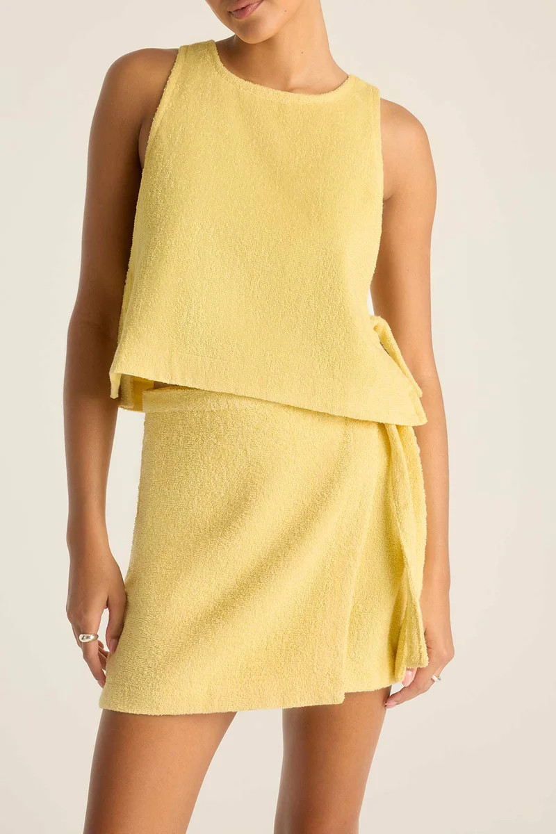 Oasis Tank - Banana Cream Harbor Terry | Vitamin A