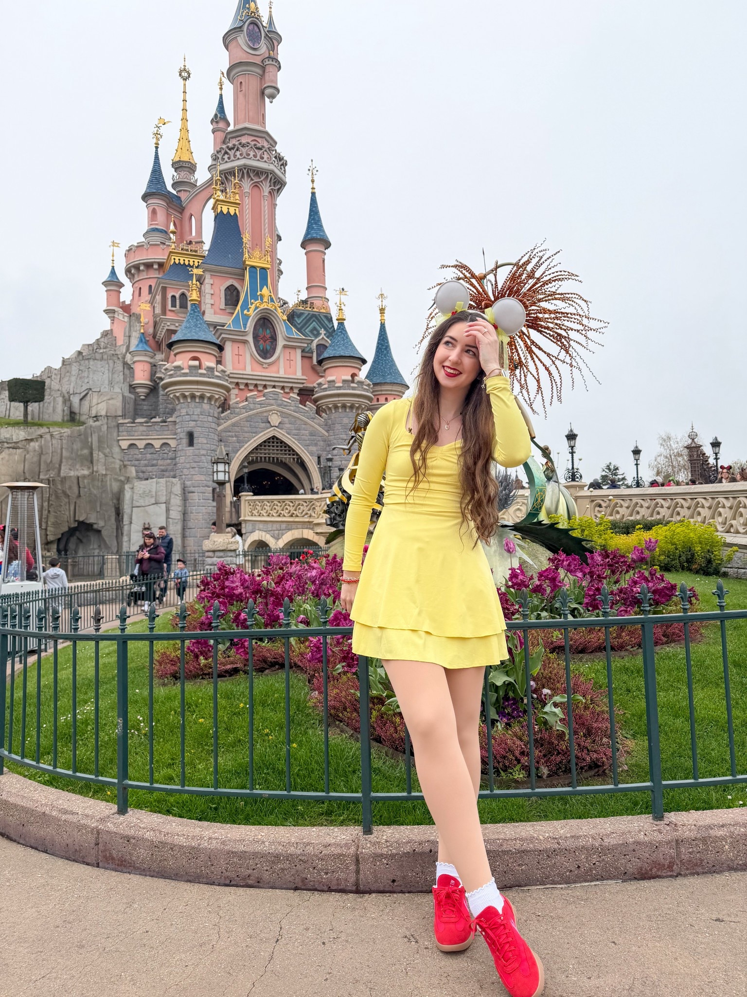 Perfect Amazon athletic dress for a Disney day! Comes in tons of colors, so my friends and I each used it for Princess Disney bound outfits✨ no built in shorts so you don’t have to get undressed in the bathroom, but long enough to cover your booty. True to size.
In love with this hydrating, long lasting red lipstick and this makeup setting spray. Your makeup will not budge allllll day!
Sneakers are so comfy, even for back to back 20k+ step days! Run slightly small so I got one size up.


#LTKBeauty #LTKootd #LTKActive