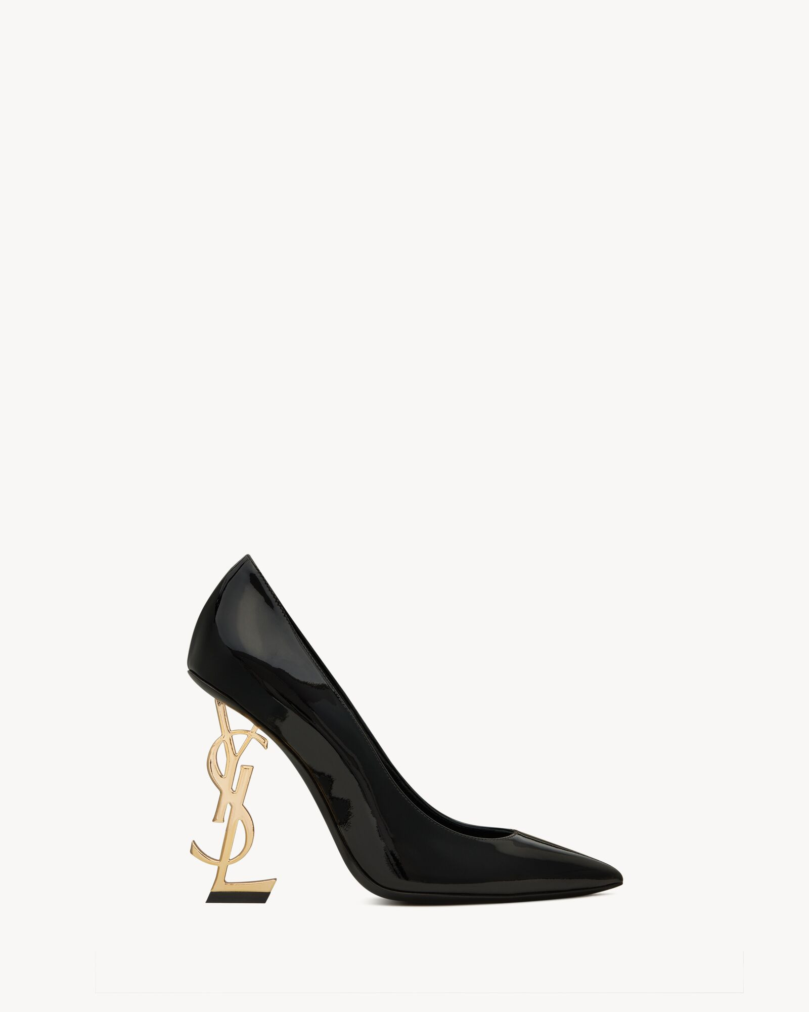 OPYUM Pumps in patent leather with gold-tone heel | Saint Laurent | YSL.com | Saint Laurent Inc. (Global)