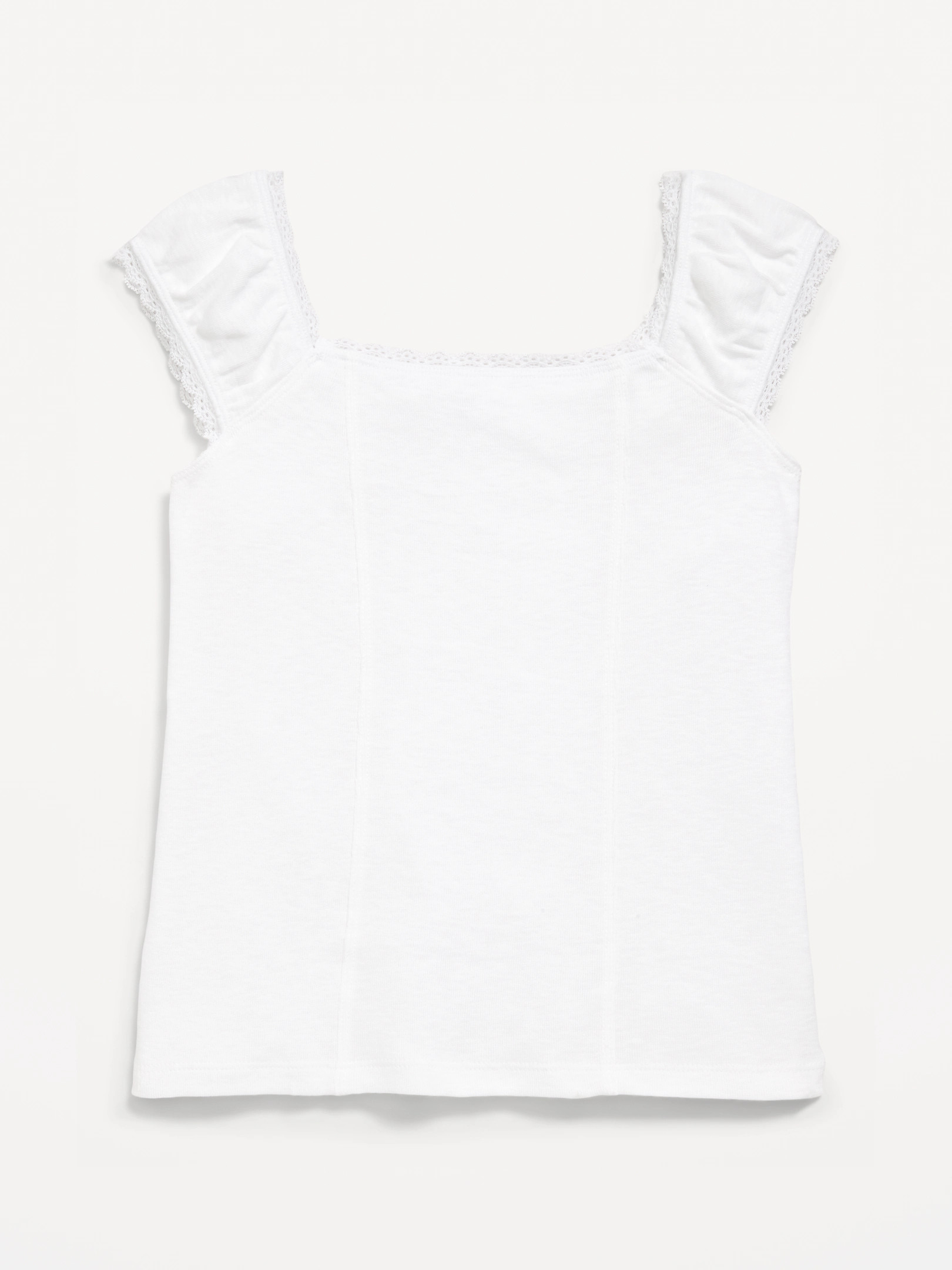 Short-Sleeve Ribbed Top for Girls | Old Navy (US)