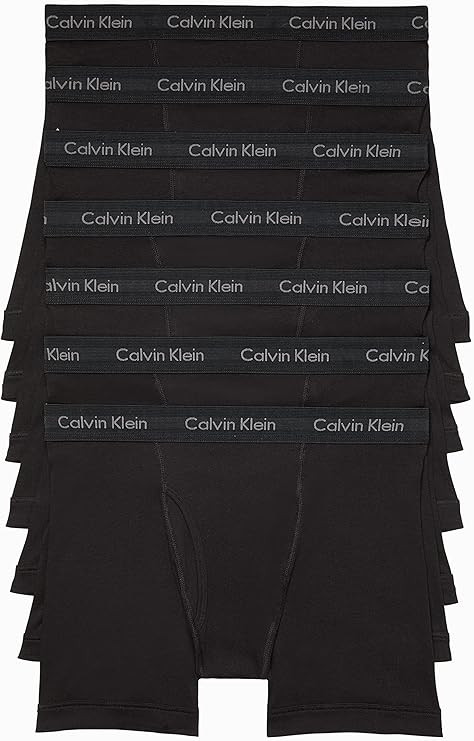 Calvin Klein Men's Cotton Classics 7-Pack Boxer Brief | Amazon (US)