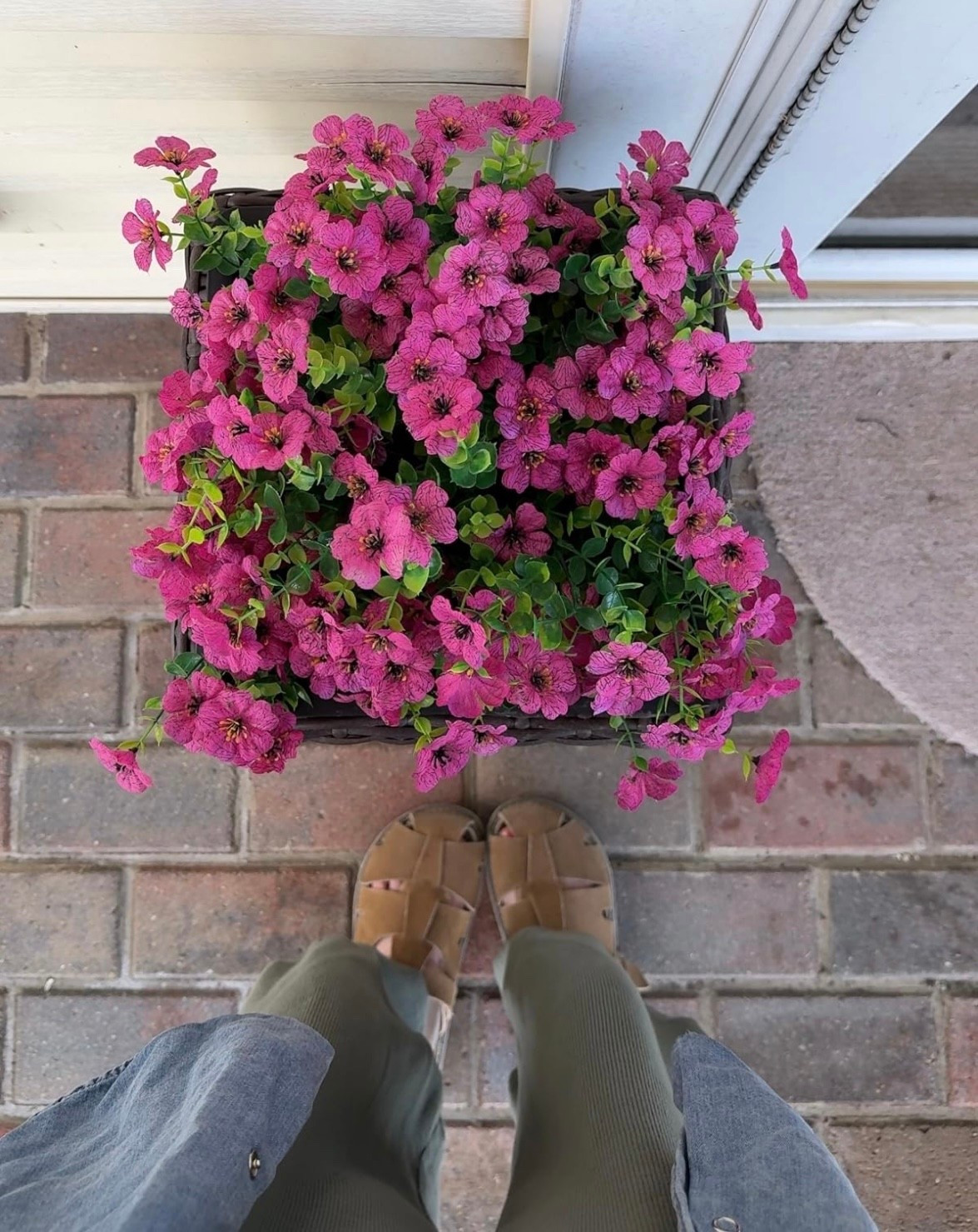 Faux mums/flowers for your outdoor space! UV resistant — I used one pack and it filled two planters! 17 colors to pick from and looks so real!!!

#LTKHome #LTKSeasonal #LTKMothersDay