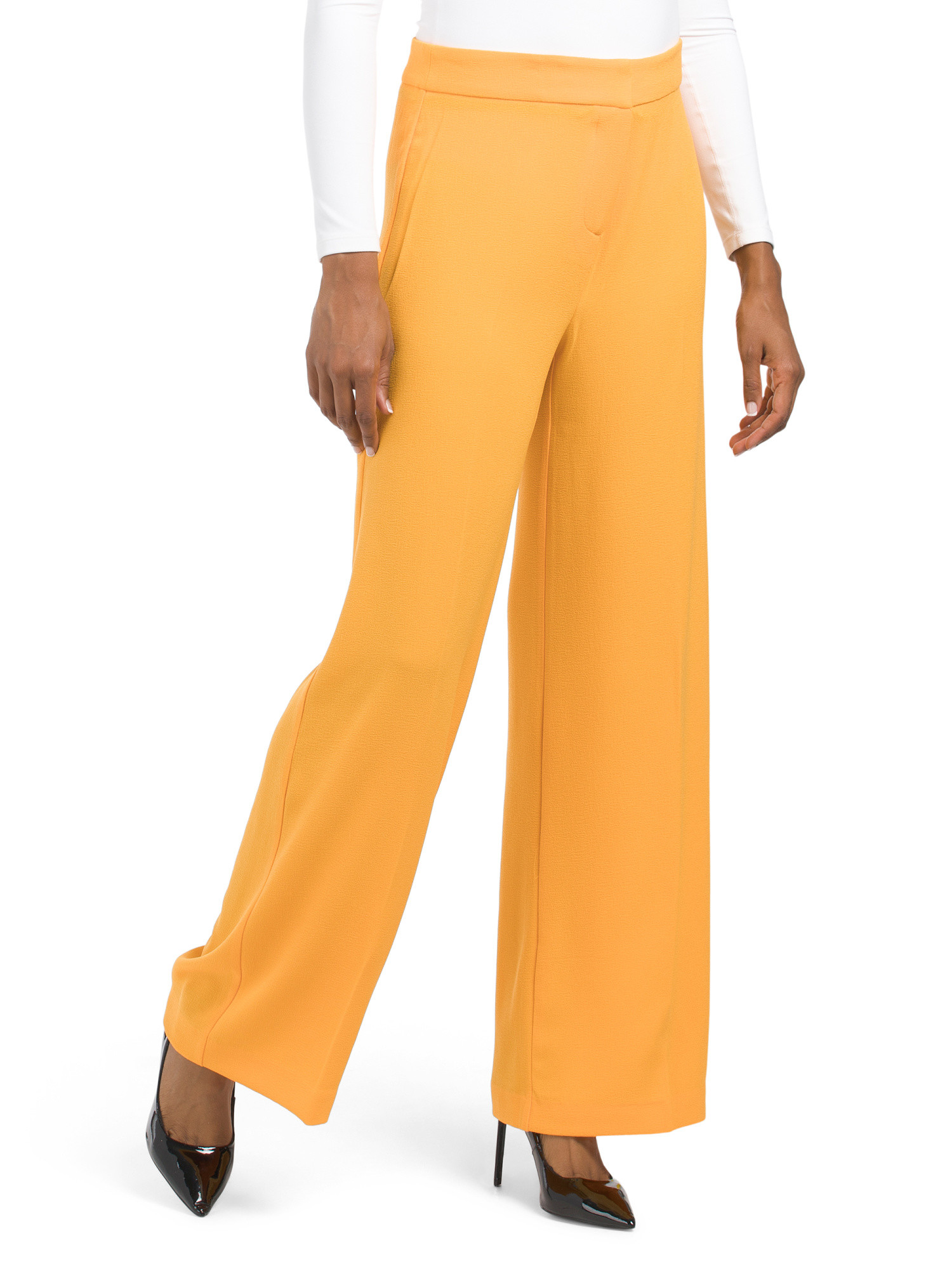 Wide Leg Crepe Pants | TJ Maxx