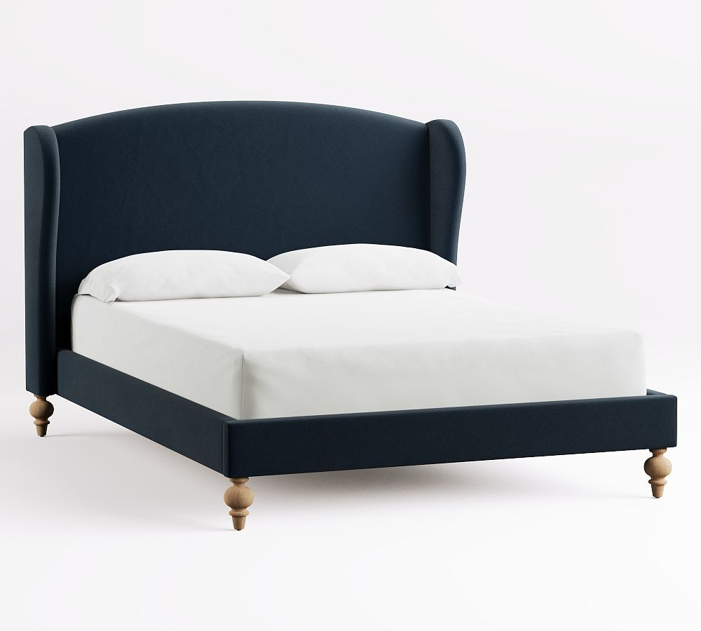 Augusta Upholstered Platform Bed | Pottery Barn (US)