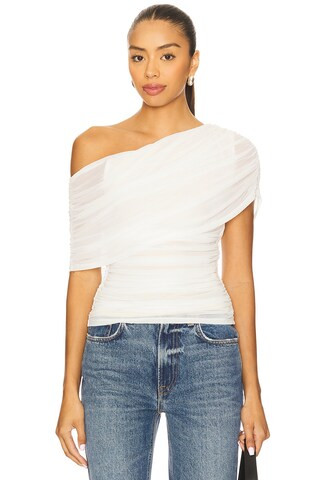 Lovers and Friends Sabryna Top in White from Revolve.com | Revolve Clothing (Global)