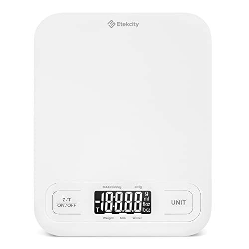 Amazon.com: Etekcity Food Scale, Digital Kitchen Scale, 304 Stainless Steel, Weight in Grams and ... | Amazon (US)