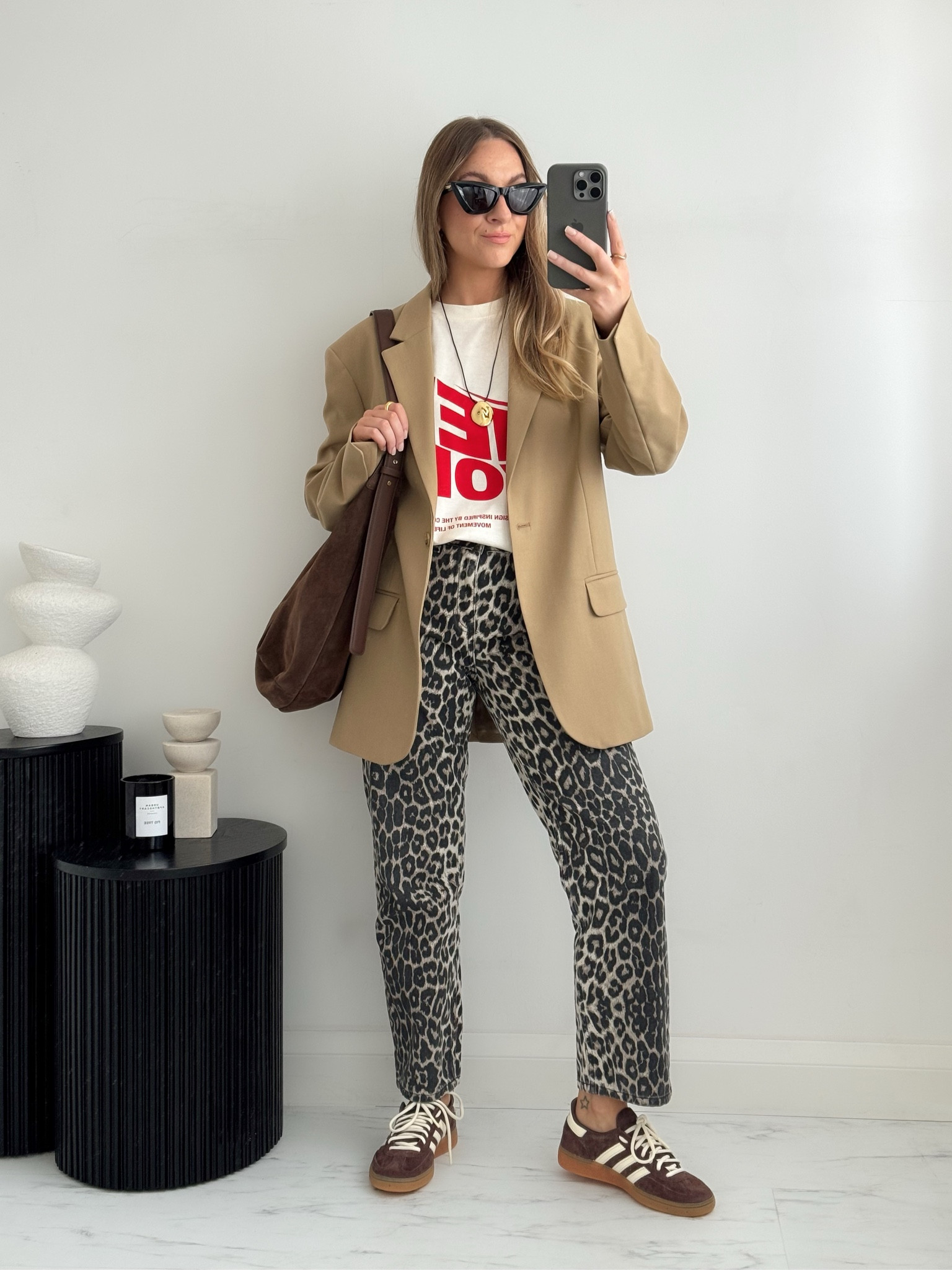 Leopard print jeans outfit.

Exact blazer: old ARKET
Exact t-shirt: Zara 

#LTKsummer #LTKeurope #LTKstyletip